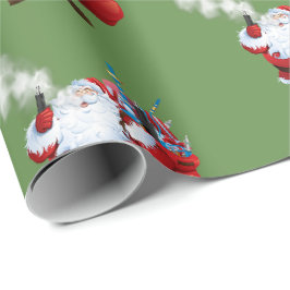 VAPE | Santa Merry Christmasの蒸気 ラッピングペーパー