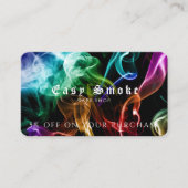 Vape Shop Business Discountカード 名刺 (正面)