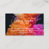 Vape Shop Business Discountカード 名刺 (裏面)