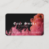Vape Shop Business Discountカード 名刺 (正面)