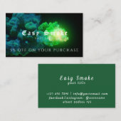 Vape Shop Business Discountカード 名刺 (正面/裏面)