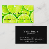 Vape Shop Business Discountカード 名刺 (正面/裏面)