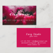 Vape Shop Business Discountカード 名刺 (正面/裏面)