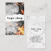 Vape Smoke Shop Store Electronic Cigarette 名刺 (正面/裏面)