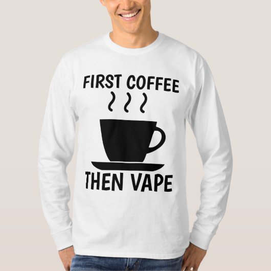 VAPE Tシャツティーコーヒー Tシャツ (正面)