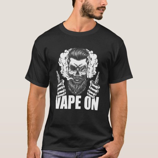 Vape VapeオンスティーマーコーディネートEcigarettvaper Tシャツ (正面)
