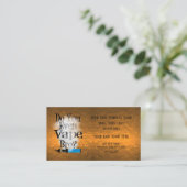 VAPE | Vape Bro Copper Business Social Media 名刺 (スタンド正面)