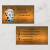 VAPE | Vape Bro Copper Business Social Media 名刺 (正面/裏面)