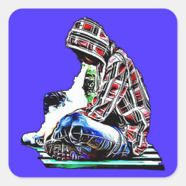 Vape Vapingスタンプ スクエアシール