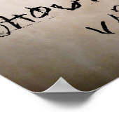 Vapedスカル喫煙ポスタ高品質ー ポスター (角)