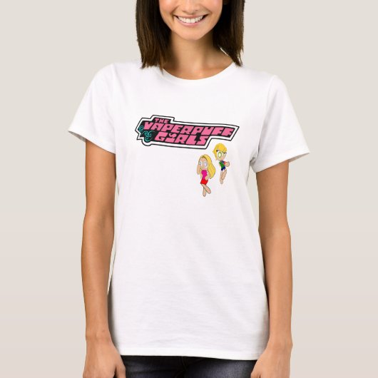 vaperpuffの女の子 tシャツ (正面)