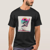 Vaperwave Aesthetic Glitch Retrowave Synthwave  1 Tシャツ (正面)