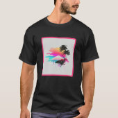 Vaperwave Aesthetic Glitch Retrowave Synthwave  2 Tシャツ (正面)