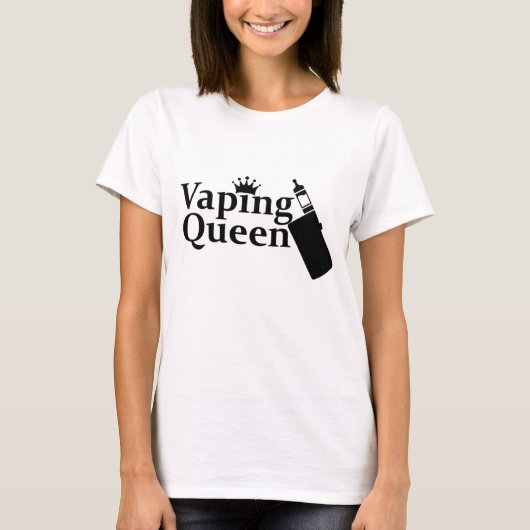 Vapingの女王 Tシャツ (正面)