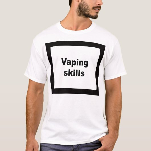 Vapingの技術 Tシャツ (正面)