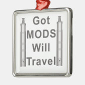 Vapingの石 メタルオーナメント (左)