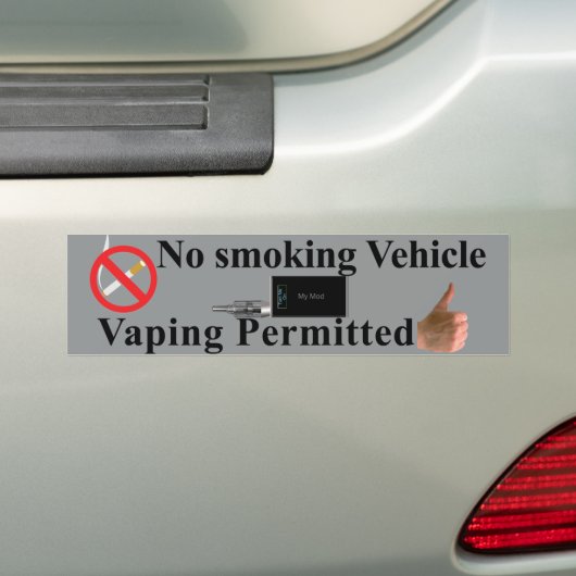 Vapingは割り当てました バンパーステッカー (車上)