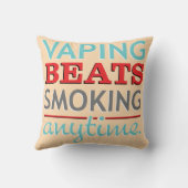 Vapingは喫煙をいつでも打ちます クッション (裏面)