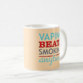 Vapingは喫煙をいつでも打ちます コーヒーマグカップ (正面右)