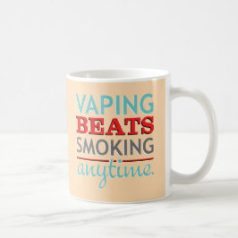 Vapingは喫煙をいつでも打ちます コーヒーマグカップ