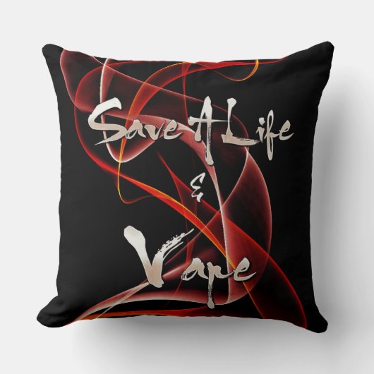 Vapingは煙の枕を引用します クッション (正面)