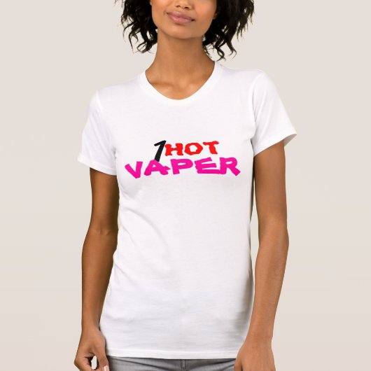 vaping.を愛する女性のための素晴らしいTシャツ Tシャツ (正面)