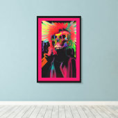 Vaporface Death Rattle キャンバスプリント (インサイチュ (ウッドフロア))