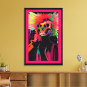 Vaporface Death Rattle キャンバスプリント (インサイチュ (リビング))