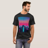 Vaporwaveアジ日本のアインスパイア80年代レトロ Tシャツ (正面フル)