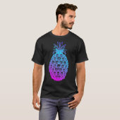 Vaporwaveグリッチ美学スタイルジャパンPineapple G Tシャツ (正面フル)