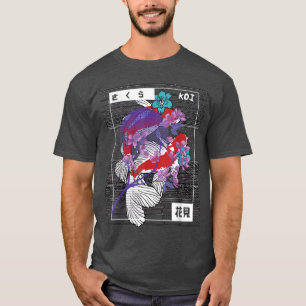 Vaporwaveコイフィッシュジャパン桜カープブリーダー1344 Tシャツ