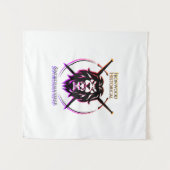 Vaporwaveバナー タペストリー (正面(横))