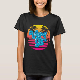 VaporwaveバレーガールダークTシャツ Tシャツ