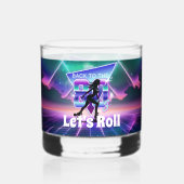 Vaporwaveローラスケート誕生日パーティー ウイスキーグラス (裏面)