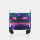 Vaporwaveローラスケート誕生日パーティー ウイスキーグラス (左)