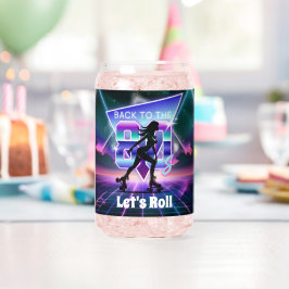 Vaporwaveローラスケート誕生日パーティー ガラス缶