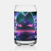 Vaporwaveローラスケート誕生日パーティー ガラス缶 (左)
