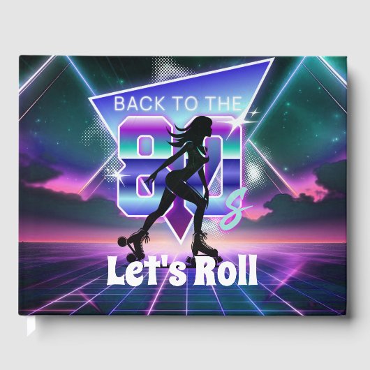 Vaporwaveローラスケート誕生日パーティー ゲストブック (正面)