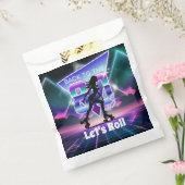 Vaporwaveローラスケート誕生日パーティー フェイバーバッグ (封をした状態)