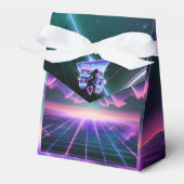 Vaporwaveローラスケート誕生日パーティー フェイバーボックス (正面サイド)
