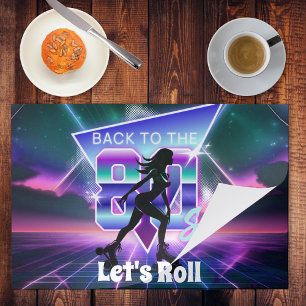 Vaporwaveローラスケート誕生日パーティー ペーパーパッド