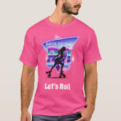 Vaporwaveローラスケート誕生日パーティー Tシャツ (正面)