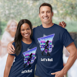 Vaporwaveローラスケート誕生日パーティー Tシャツ