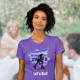 Vaporwaveローラスケート誕生日パーティー Tシャツ