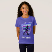 Vaporwaveローラスケート誕生日パーティー Tシャツ (正面フル)