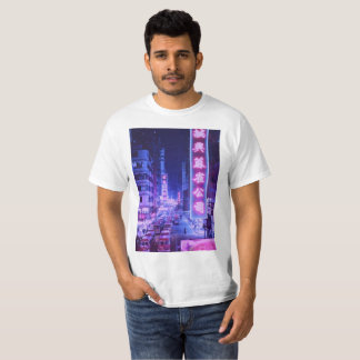 Vaporwave夜都市Tシャツ Tシャツ