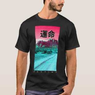 Vaporwave美学ファッションスタイル80s 90sアニメGi Tシャツ