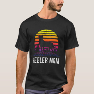 Vaporwave美学ペットキャトルドッグかわいいヒーラーママ Tシャツ