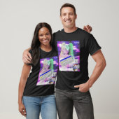 Vaporwave美学日本のスタイルアニメフード付きスウェットシャツ Tシャツ (ユニセックス)
