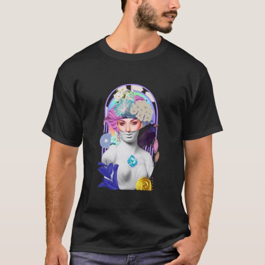 Vaporwave美服ヴィンテージマーチエモゴシック Tシャツ (正面)